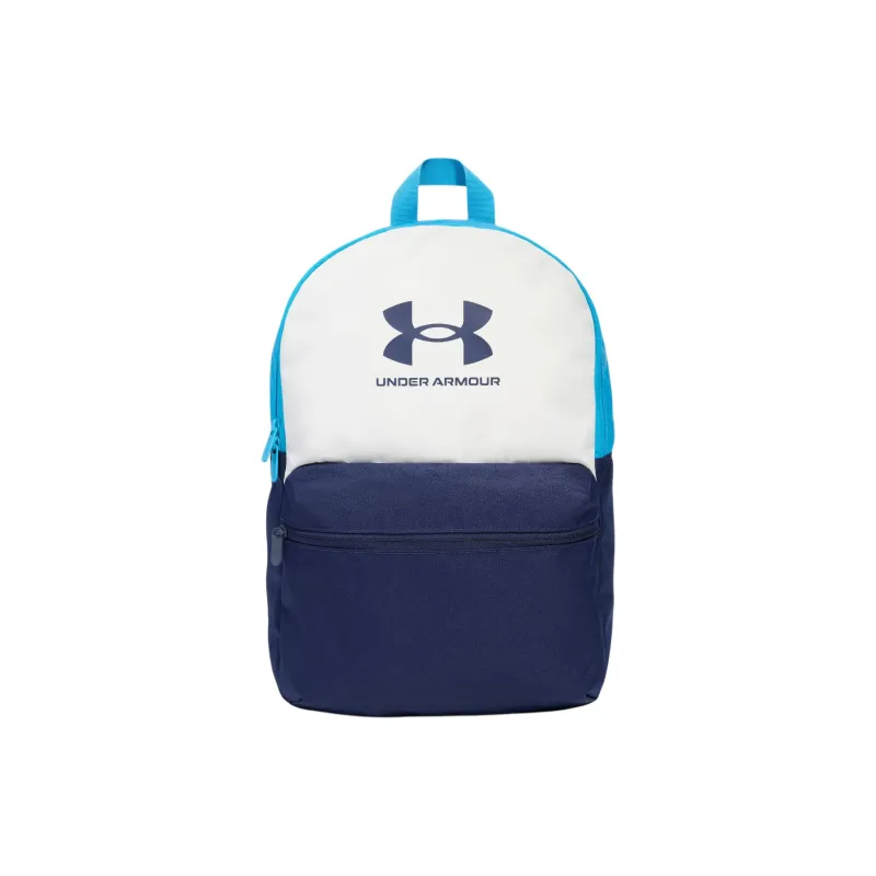 Under Armour Essential Polyester Backpack Unisex White Quartz & Midnight Marine Blue-0