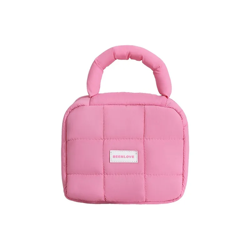 MITIANTU Square Cosmetics Storage Bag With Cotton Filling, Soft And Portable, Large Capacity-4
