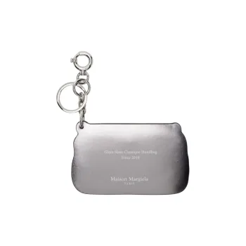 Maison Margiela Calfskin Keychains Women's White