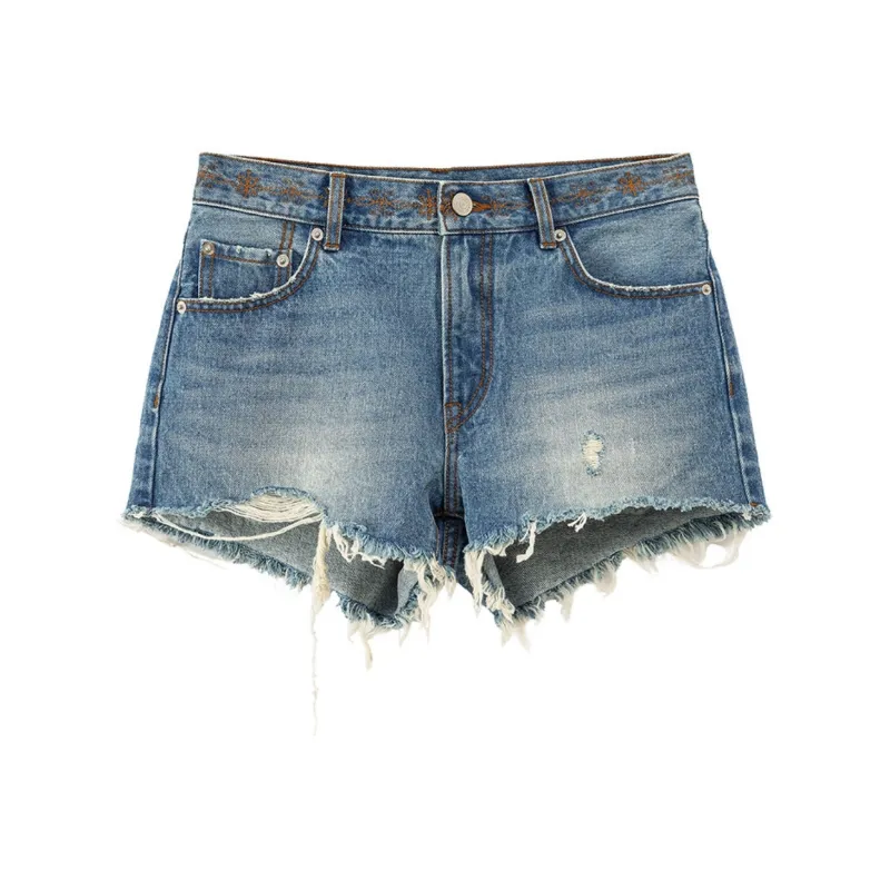CHUU Denim Shorts Women's Light Denim Blue-0