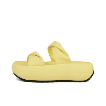 N6N8 Slide Slippers Women's Yellow, Ivory