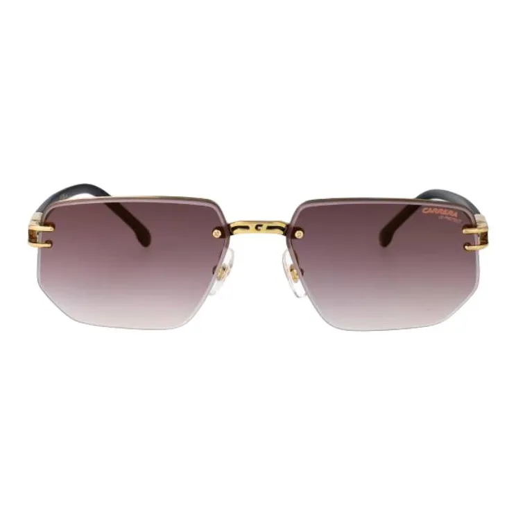CARRERA Metal Rectangular Sunglasses Men's Transparent-0
