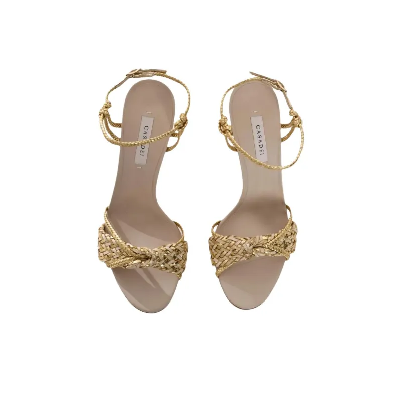 Casadei 111mm Interwoven Detailing Sandals Women's-4