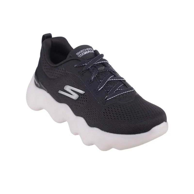 Skechers Go Walk Massage Fit Abrasion Resistant Low Top Casual Shoes Women's Black-1