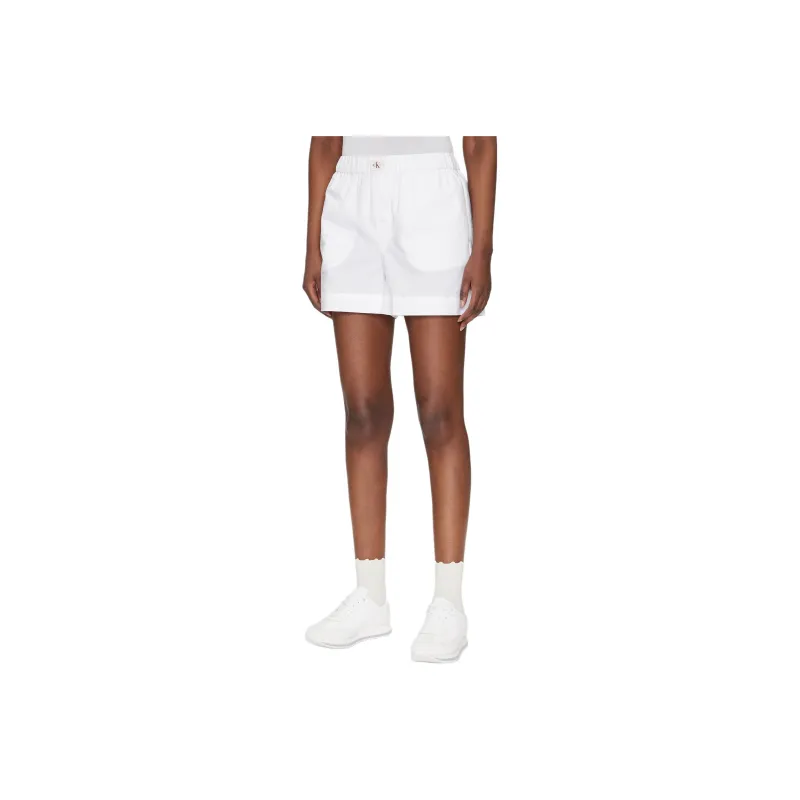 CALVIN KLEIN Casual Shorts Women's White-0