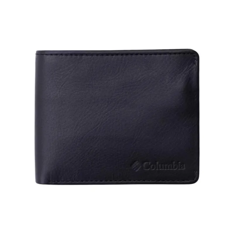 Columbia Leather Wallet Men's Black-0