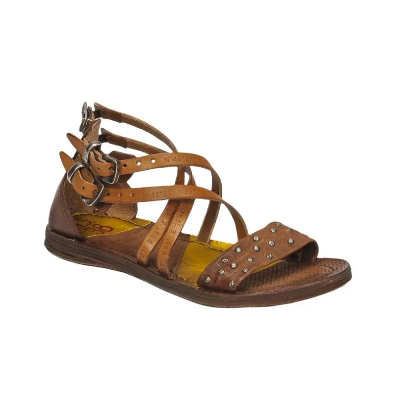 AirStep Ramos Clou Roman Sandals Women's Brown-3