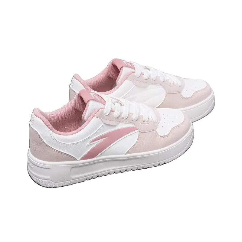Anta Slip Resistant Shock Absorbers Low Top Skateboard Shoes Women's Lilac Pink-3