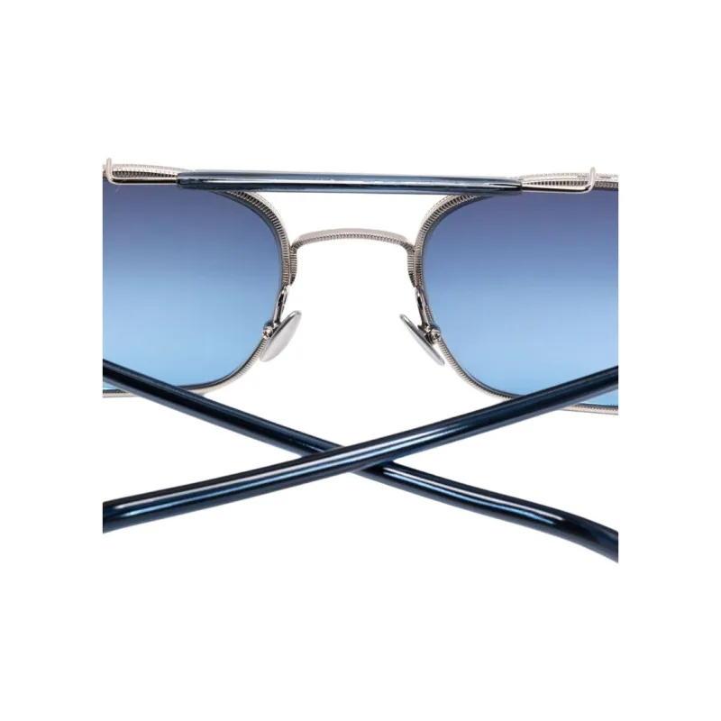 MOSCOT Metal Acetate Aviator Sunglasses Women's Silver-2