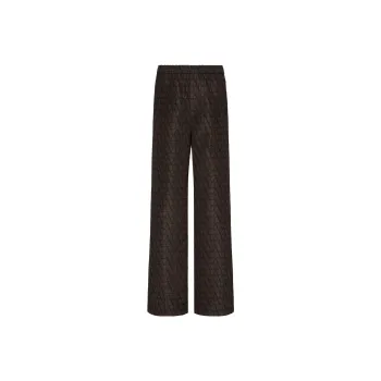 Valentino All Over Patterned Wide Leg Trousers