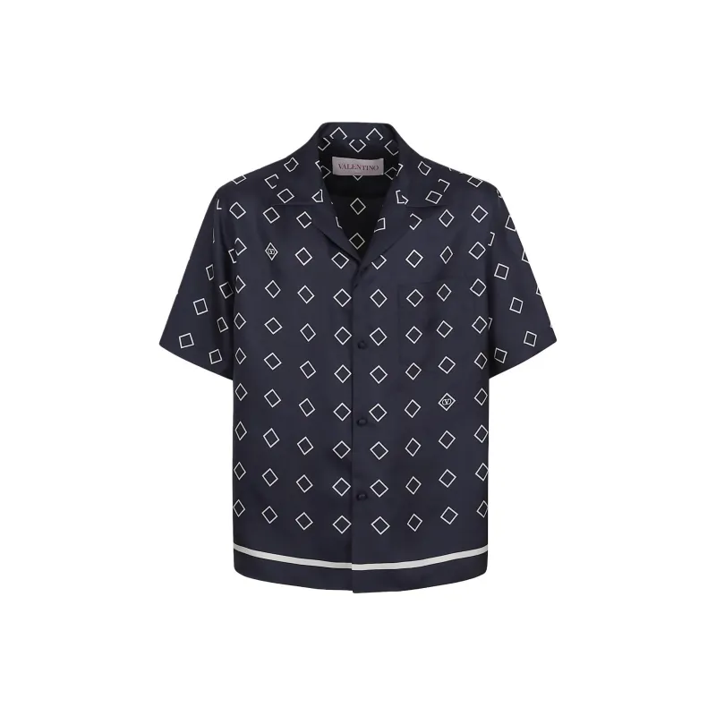 Valentino Shirts Men Blue-0
