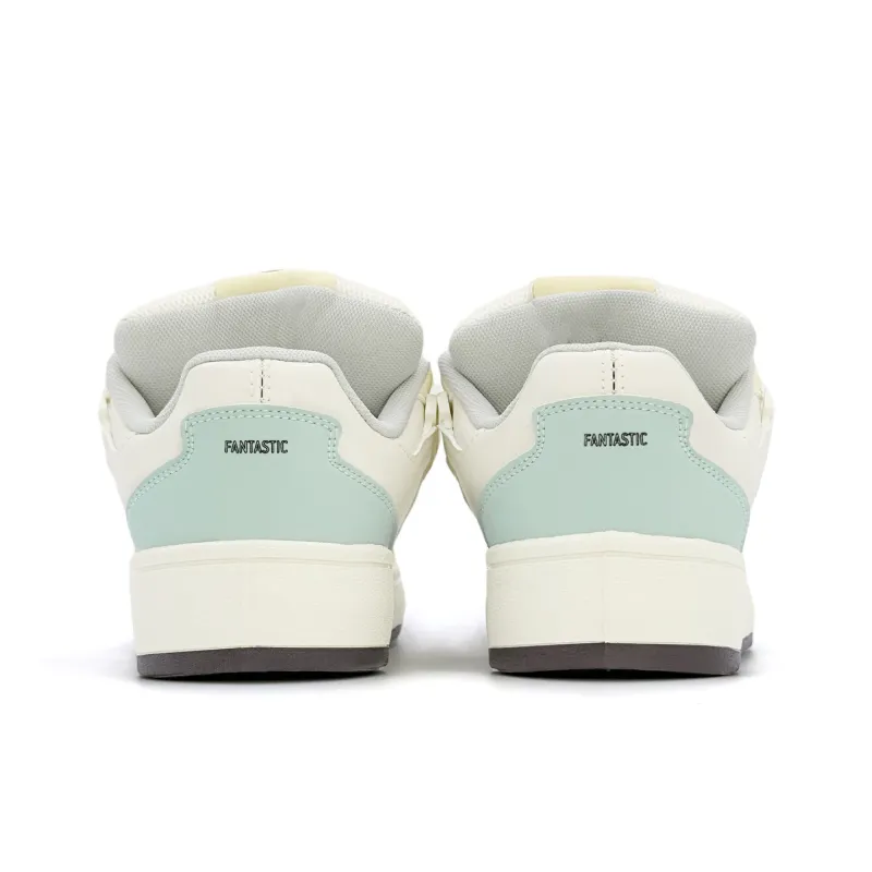 FANTASTIC XBOX Slip Resistant, Abrasion Resistant, Breathable Low Top Skateboard Shoes Women's Light Blue-9