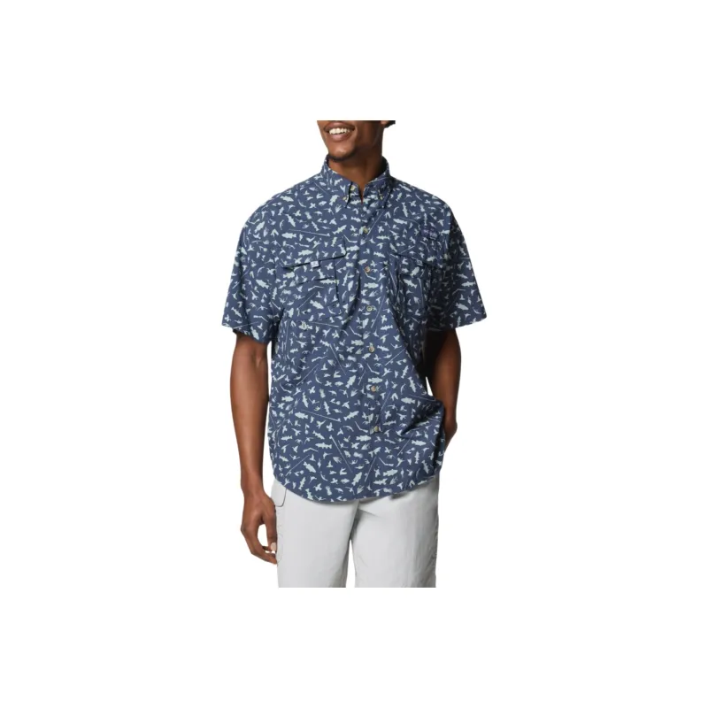 Columbia Bahama Shirts Men Blue-0