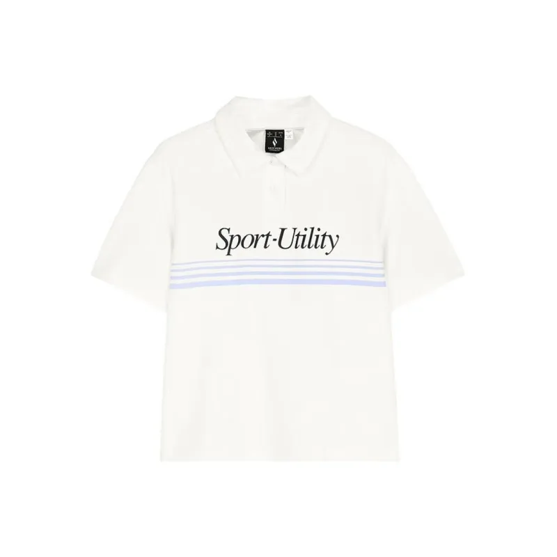 Skechers Sports Alliance Polo Shirt Women's Marshmallow White-0