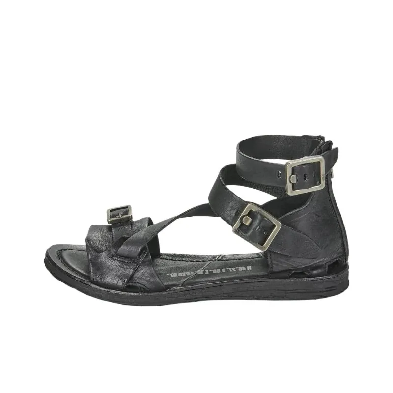AirStep RAMOS STAP Roman Sandals 1cm Women's Black-0
