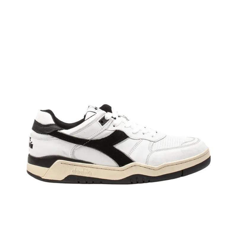 Diadora B.560 Abrasion Resistant Low Top Skateboard Shoes Unisex White-1