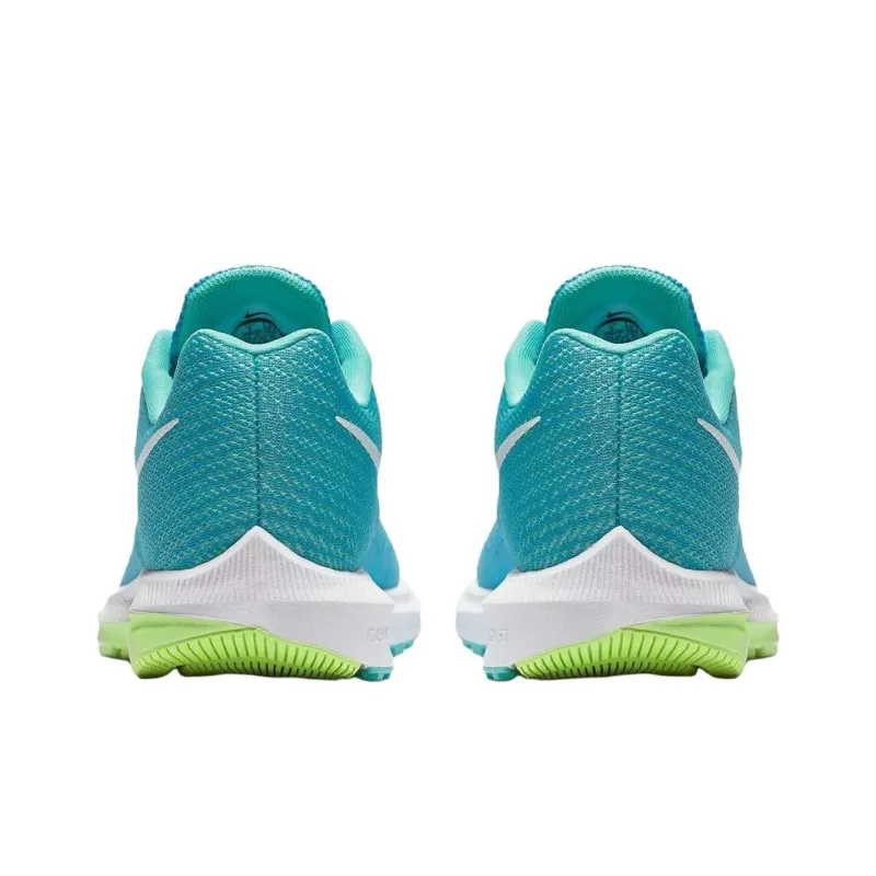 Nike Zoom Winflo 4 Abrasion Resistant Low Top Casual Running Shoes Women's Blue-4