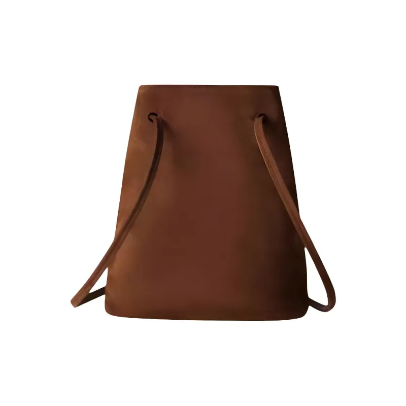 MIU MIU Lambskin Bucket Bag, Handbag, Shoulder Bag Mini Women's Cocoa Brown-2