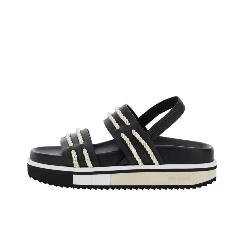 Pollini One Strap Sandals Women's Black-0