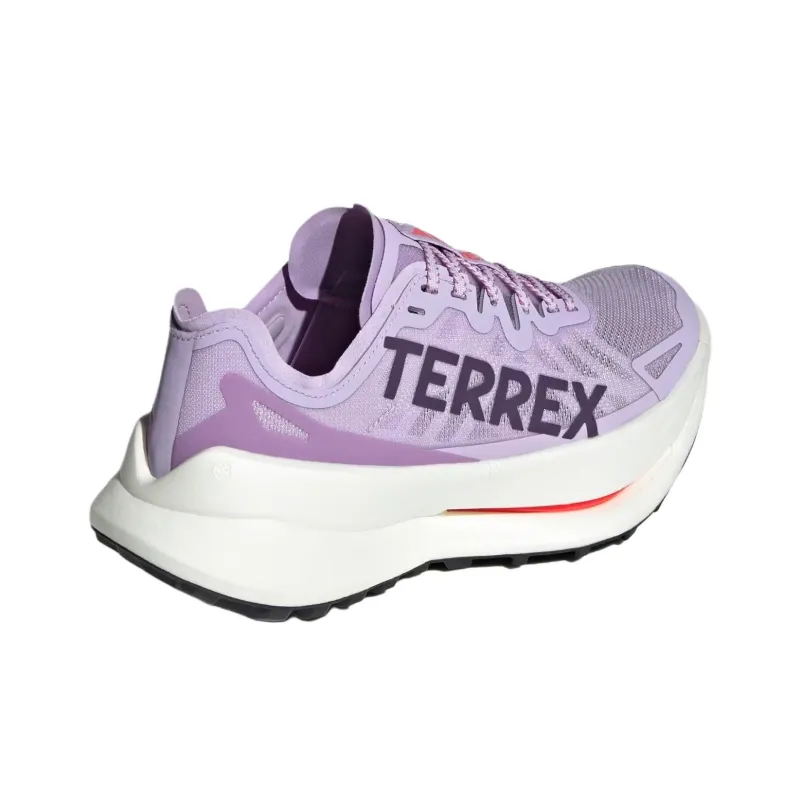 Adidas TERREX AGRAVIC SPEED ULTRA Abrasion Resistant Low Top Running Shoes Women's Purple-3
