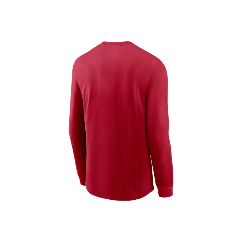 Jordan Oklahoma Sideline Men's Jordan Brand Dri FIT College Long Sleeve T Shirt-1