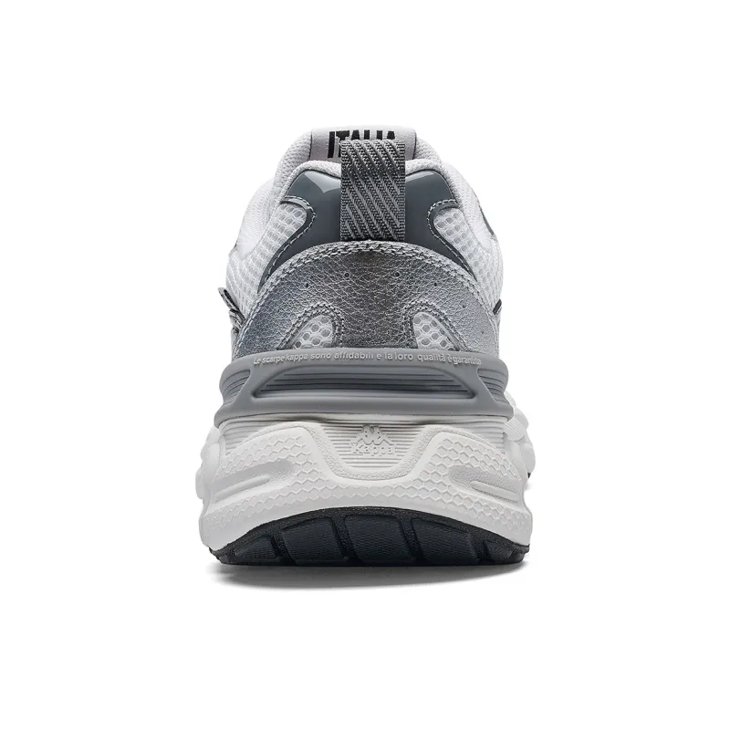 Kappa Shock Absorbers Low Top Running Shoes Unisex Silver Gray-4