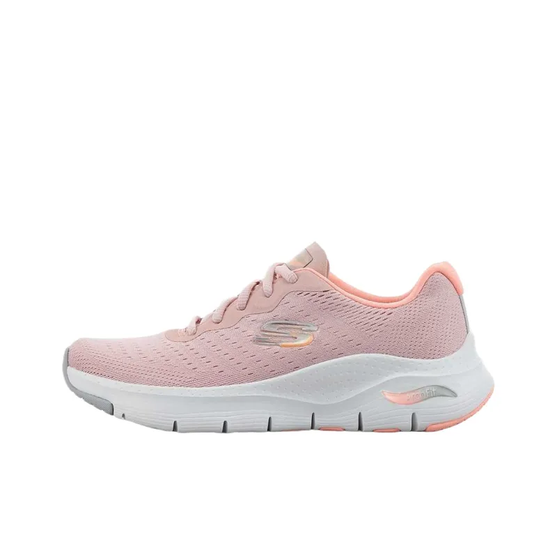 Skechers ArchFit Low Top Casual Shoes Women's Pink-0