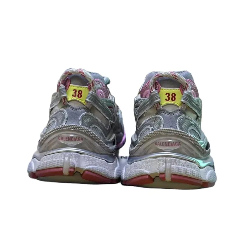 Balenciaga Runner2.0 Low Top Chunky Sneakers Women's Gray-3