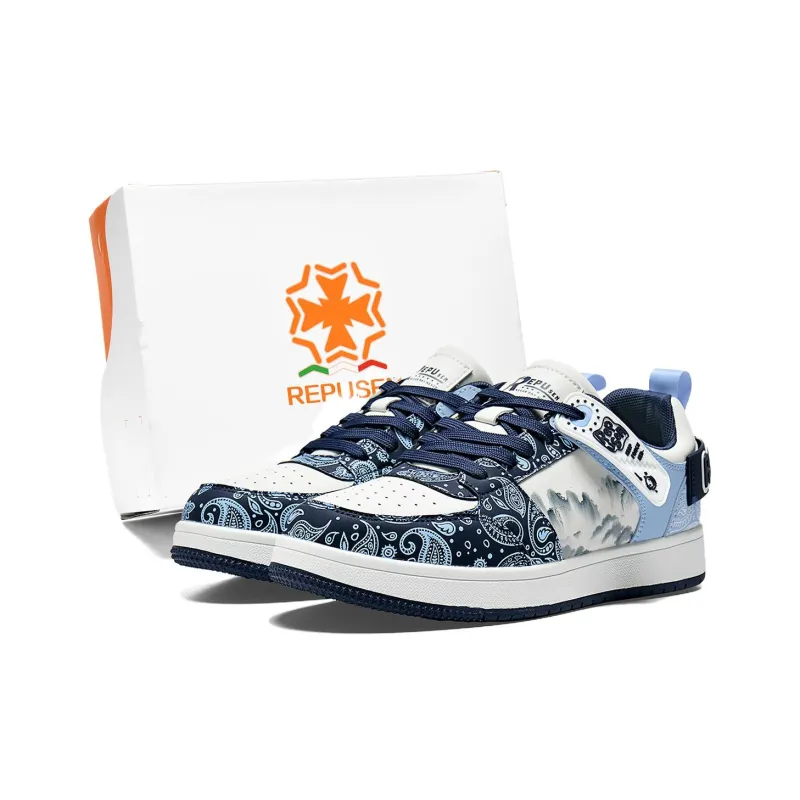 REPUSEN Abrasion Resistant Balance Low Top Skateboard Shoes Unisex-15