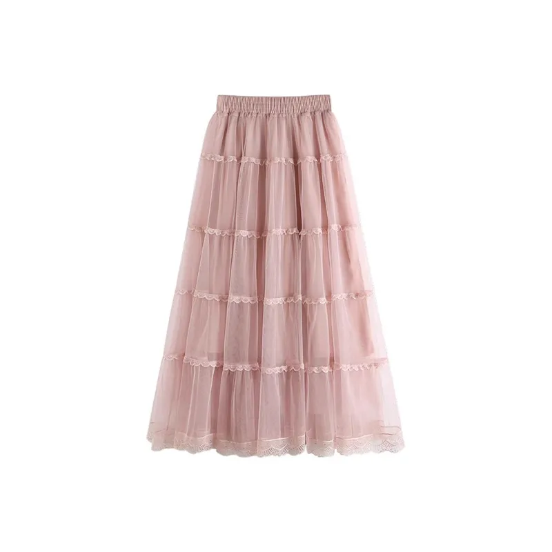 Benhou Casual Long Skirts Women's-6