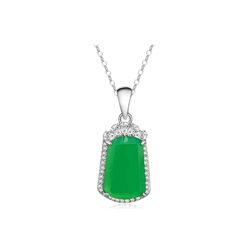 FR Chalcedony Necklaces Women's-0