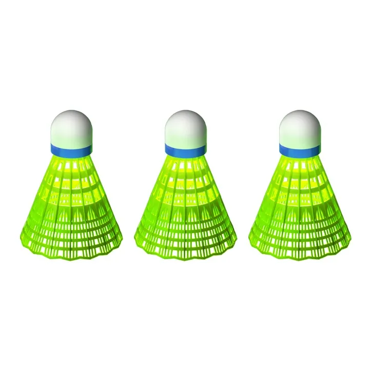 SND Nylon Shuttlecock 3 Pack Nylon Indoor Outdoor Entertainment Training Shuttlecocks-8
