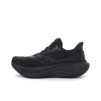 Saucony Anti Slip Wear Resistant Low Top Running Shoes Women's Black