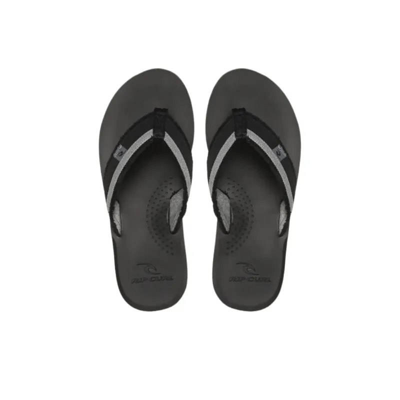 RIP CURL Abrasion Resistant Flip Flops Men's Black-4
