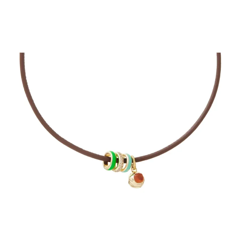 Roxanne Assoulin Gold Plated Necklaces Women's Umber-0