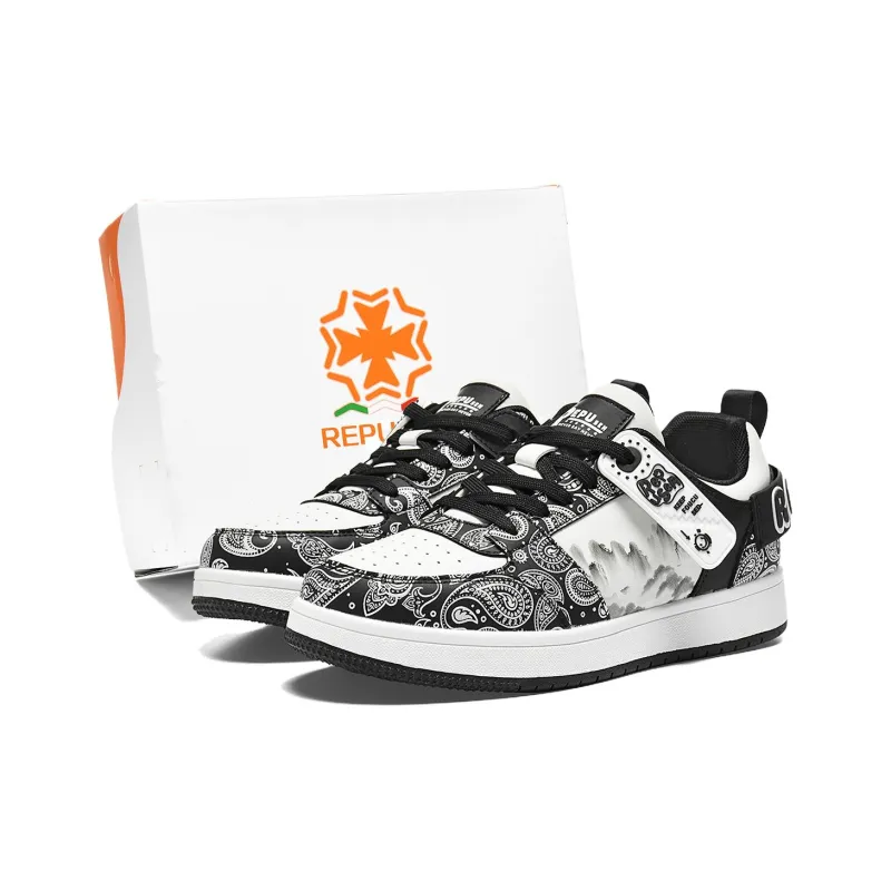 REPUSEN Abrasion Resistant Balance Low Top Skateboard Shoes Unisex-20