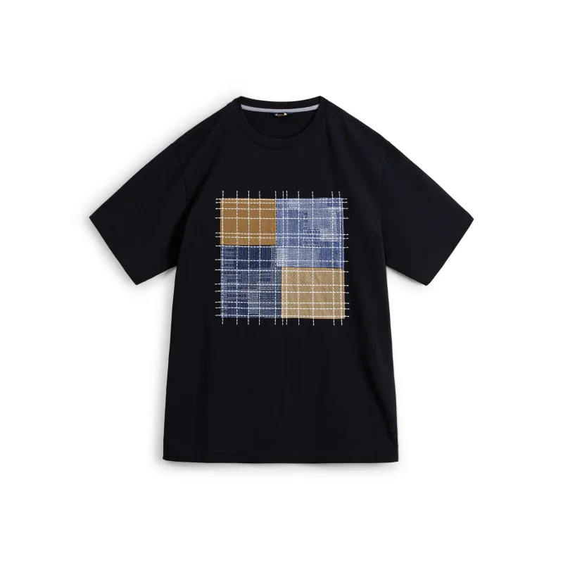 MADEN T Shirts Men Black-1