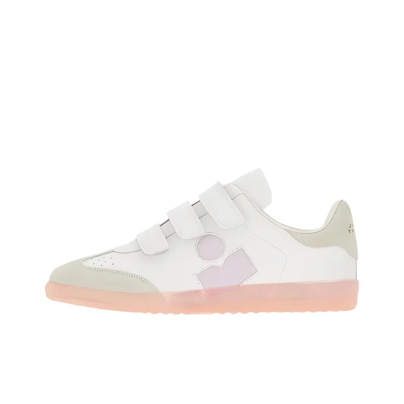 ISABEL MARANT Beth Low Top Skateboard Shoes Women's White-0