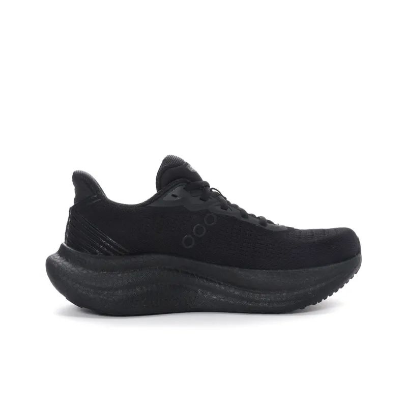 Saucony Anti Slip Wear Resistant Low Top Running Shoes Women's Black-1