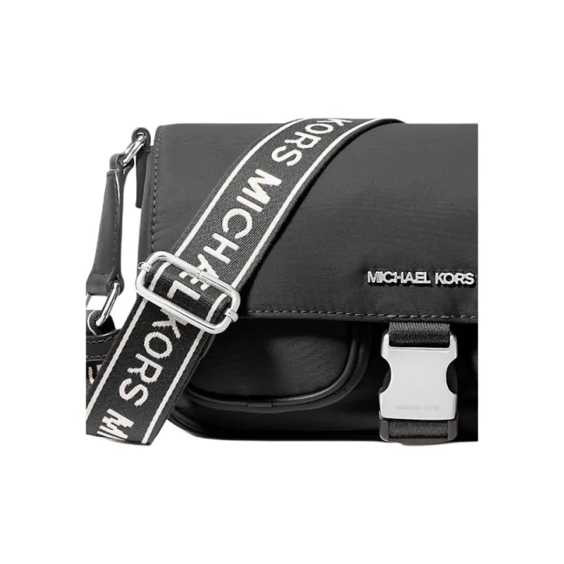 MICHAEL KORS Nylon Messenger Bag, Shoulder Bag, Crossbody Bag Medium Size Women's Black-2