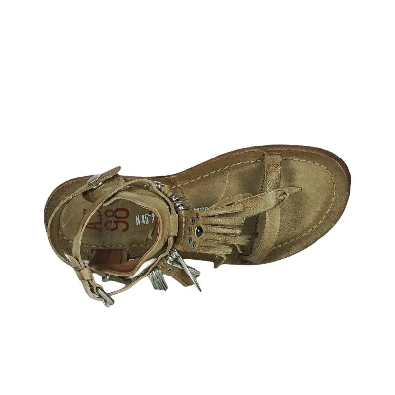 AirStep RAMOS Roman Sandals Women's Olive-5