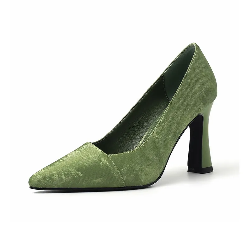 Schilling Chunky Heel High Heels 8.5cm Women's-8