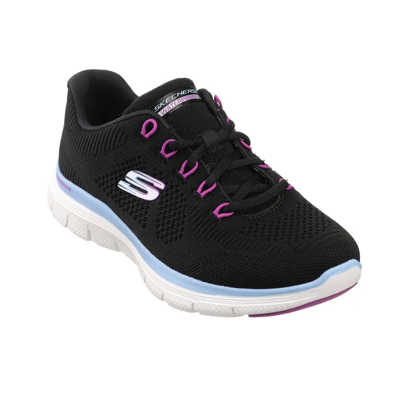 Skechers Flex Appeal 4.0 Abrasion Resistant Low Top Casual Shoes Women's Black-1