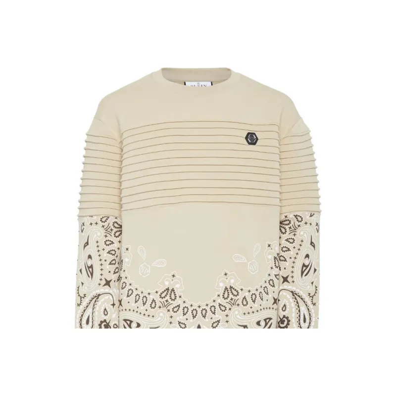 PHILIPP PLEIN FW23 Sweatshirt Men's Beige-4