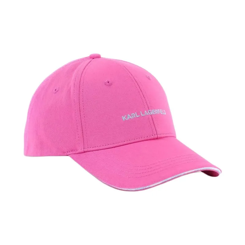 KARL LAGERFELD Cotton Baseball Caps Women's Pink-0