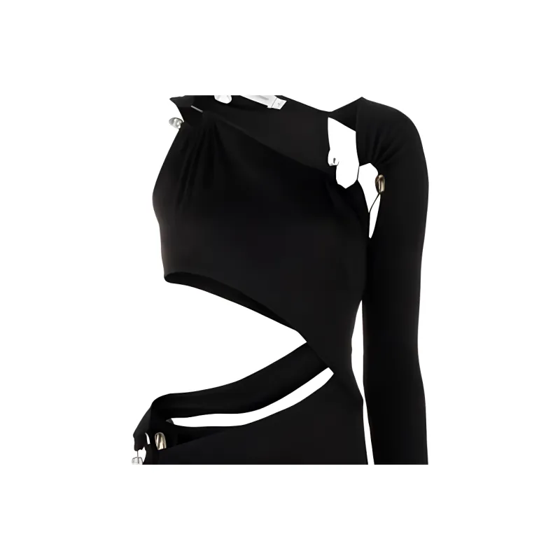 CHRISTOPHER ESBER Long-Sleeved Dresses Women's Black-2
