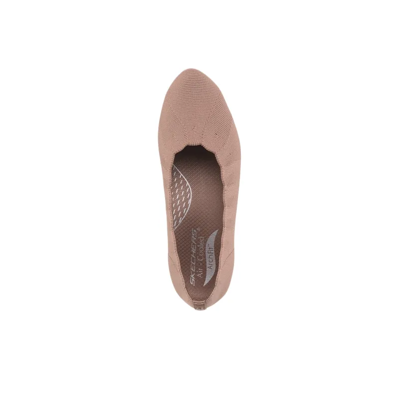 Skechers ARCH FIT CLEO Low Top Casual Shoes Women's Pink-5
