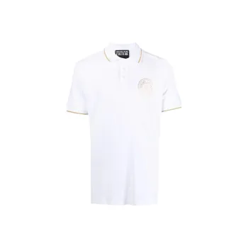 VERSACE JEANS COUTURE Polo Shirts Men White