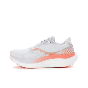 Saucony Anti Slip Wear Resistant Low Top Running Shoes Men's White