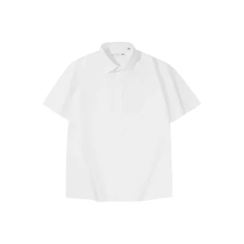 HLA Moisture Absorption Quick Dry 100% Cotton DP Iron Free Short Sleeved Formal Wear Shirt Men's